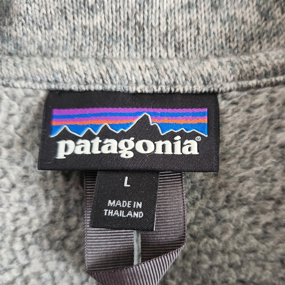Patagonia Men's Fleece Gray Shirt Jacket - Picture 2 of 3